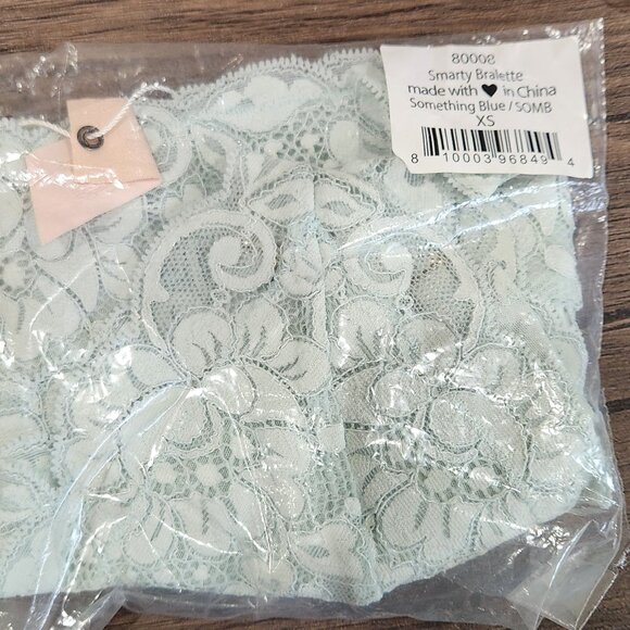 NWT We are HAH (Free People) Smarty Bralette in Something Blue - Picture 2 of 2